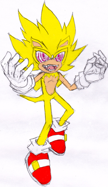 2010 clothing footwear gloves kyoshinhei male red_eyes shoes solo sonic_(series) sonic_the_hedgehog super_sonic