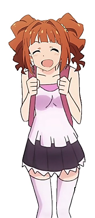 ^_^ loli scrunchie solo takatsuki_yayoi tank_top the_idolm@ster white_legwear