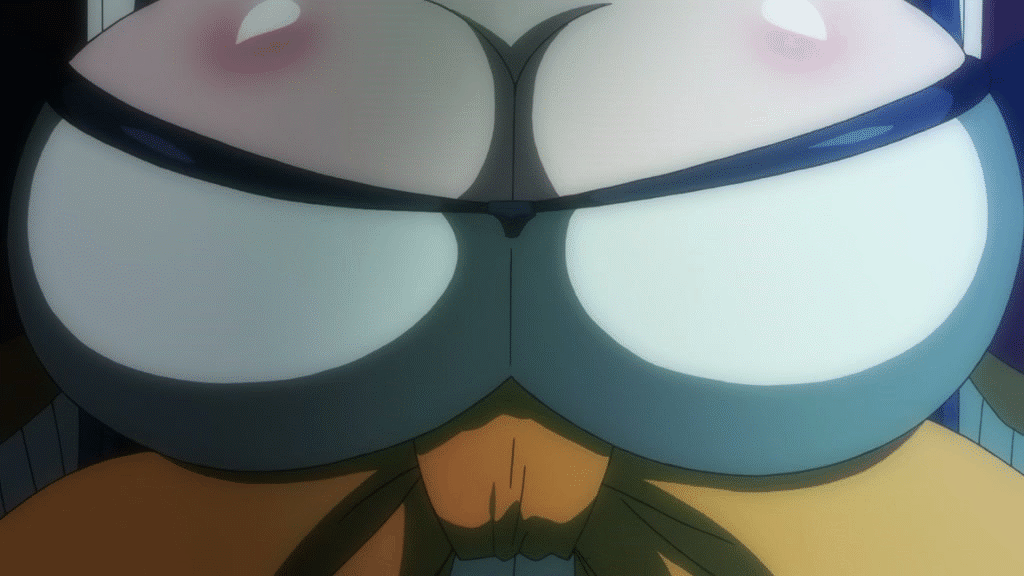 1girl animated animated_gif bounce bouncing_breasts breasts cleavage huge_breasts juana kyoukaisenjou_no_horizon solo