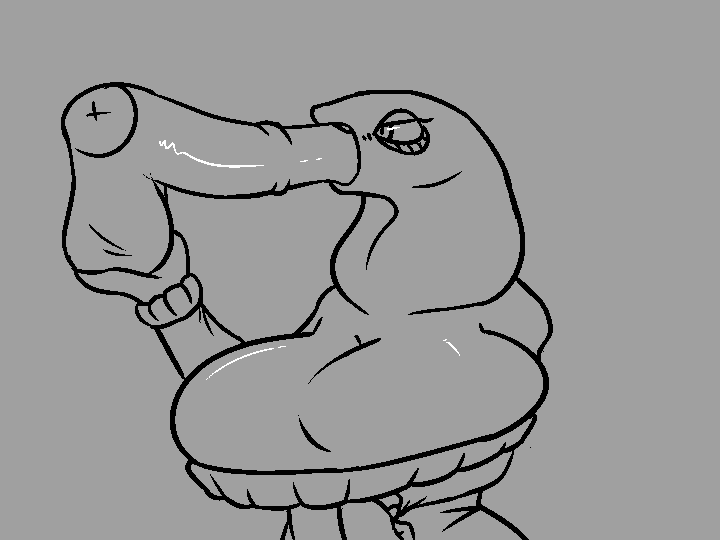 2018 7th-r animal_genitalia animal_penis animated anthro big_breasts breasts bulge clothing cum cum_in_mouth cum_inside cum_swallow deep_throat disembodied_penis duo equine_penis fellatio female front_view grey_background greyscale infinite_cum loop male male/female medial_ring monochrome neck_bulge oral oral_penetration penetration penis reptile scalie sex simple_background snake solo_focus swallowing sweater throbbing