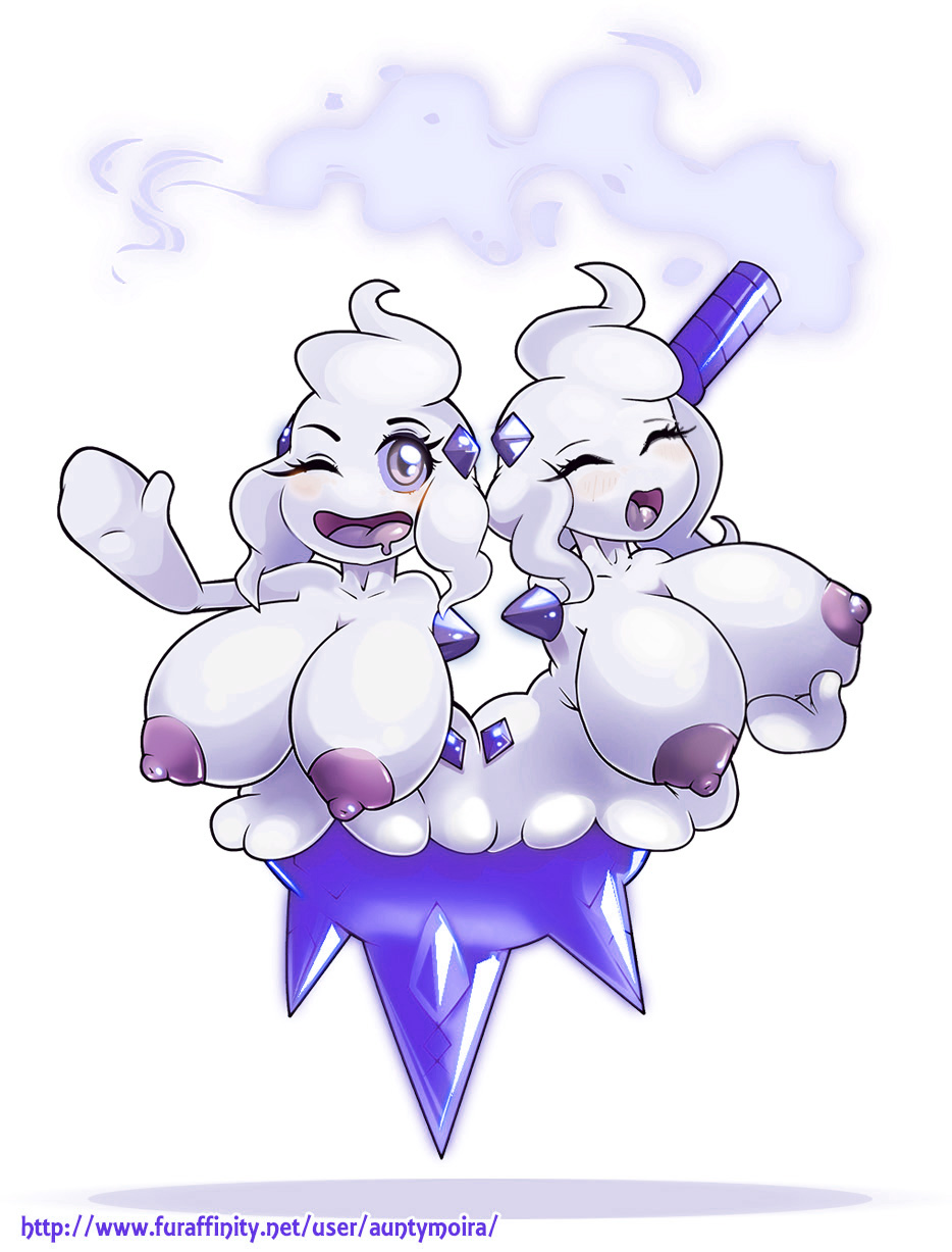 alternate_species areola auntymoria big_breasts breasts dessert duo eyes_closed female female/female food huge_breasts humanoid humanoidized ice ice_cream icicle nintendo nipples not_furry nude open_mouth pok&eacute;mon pok&eacute;mon_(species) pok&eacute;morph purple_nipples shiny_pok&eacute;mon simple_background smile snow vanilluxe video_games white_body