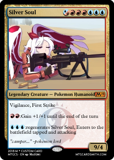 2018 animal_humanoid bioluminescence building bullet city claws clothed clothing female glowing gun hair horn humanoid legendary_pok&eacute;mon magic_the_gathering markings matemi nintendo one_eye_closed pink_eyes pok&eacute;mon pok&eacute;mon_(species) ranged_weapon rifle scope silver_soul sniper_rifle solo video_games weapon white_hair wings yveltal