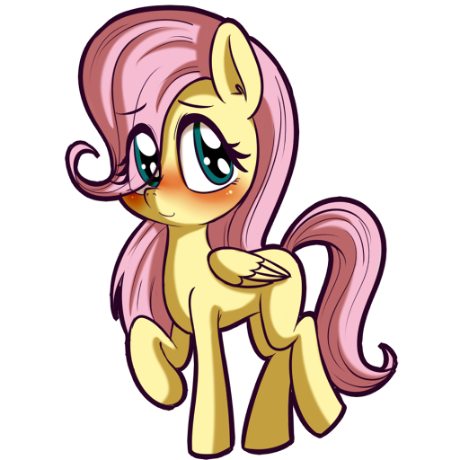 2018 alpha_channel anibaruthecat blush equine feathered_wings feathers female feral fluttershy_(mlp) friendship_is_magic hair mammal my_little_pony pegasus simple_background smile solo transparent_background wings young