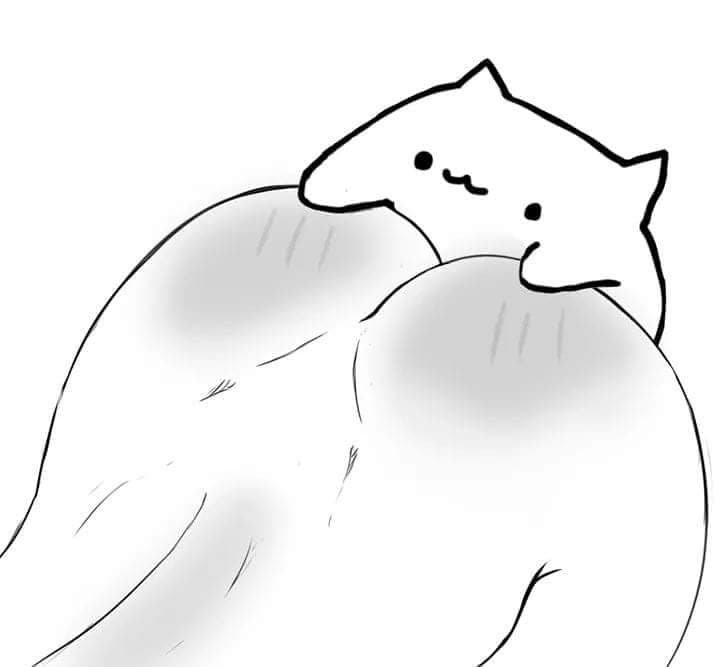 :3 ambiguous/ambiguous ambiguous_gender bongo_cat butt cat close-up cute feline hand_on_butt human mammal meme nude size_difference small_dom_big_sub spank_marks spanking unknown_artist