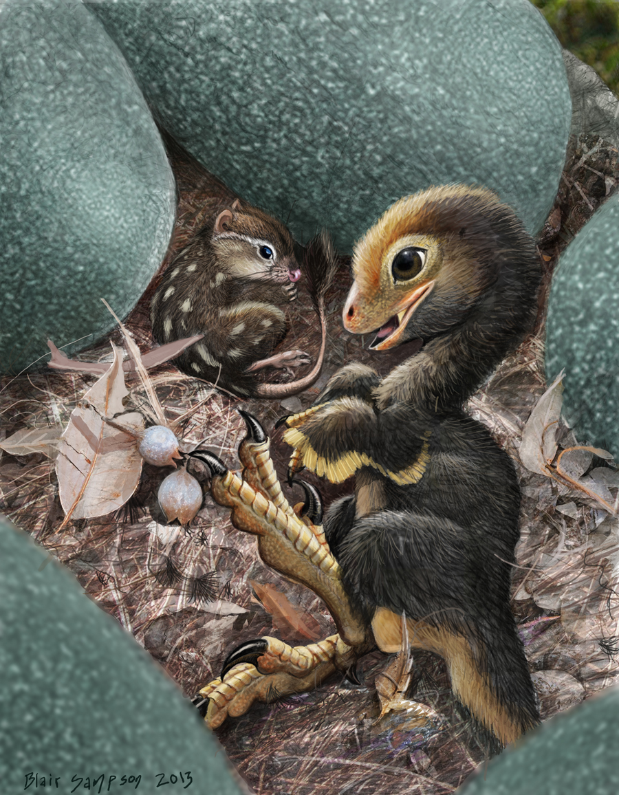 2013 ambiguous_gender baby biped bird_feet black_claws black_feathers black_fur black_tail black_wings brown_eyes brown_fur brown_tail claws colored_pencil_(artwork) countershade_tail countershade_torso countershading cub cute deinonychus digital_media_(artwork) digital_painting_(artwork) dinosaur duo egg feathered_dinosaur feathered_wings feathers feral fur looking_at_another loose_feather lying mammal mixed_media multicolored_feathers multicolored_fur muzzle_scabs nest on_side open_mouth open_smile outside pencil_(artwork) pink_nose pink_tail psithyrus pubic_boot rodent signature size_difference smile snout spots spotted_fur tail_feathers tail_tuft tail_tut talons theropod toe_claws traditional_media_(artwork) tuft two_tone_feathers two_tone_tail two_tone_wings whiskers white_fur white_spots winged_arms wings yellow_countershading yellow_feathers yellow_tail yellow_wings young