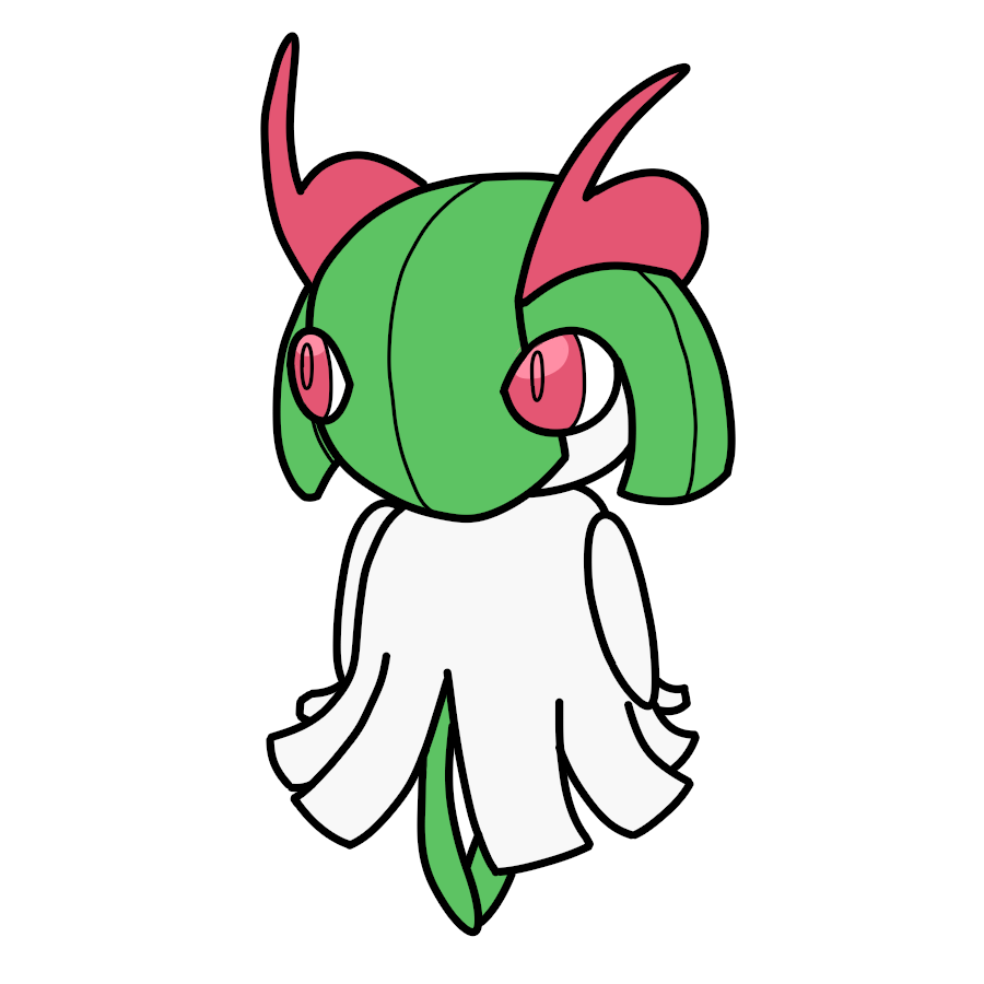 2018 alternate_species ambiguous_gender animal_humanoid arthropod biped bugdex digital_drawing_(artwork) digital_media_(artwork) fak&eacute;mon featureless_feet featureless_hands front_view full-length_portrait green_body horn humanoid insect_humanoid kirlia looking_aside looking_away nintendo nude pok&eacute;mon pok&eacute;mon_(species) portrait pseudo_clothing red_eyes red_horn ricky_hoffman simple_background solo standing toony two_tone_body video_games white_background white_body