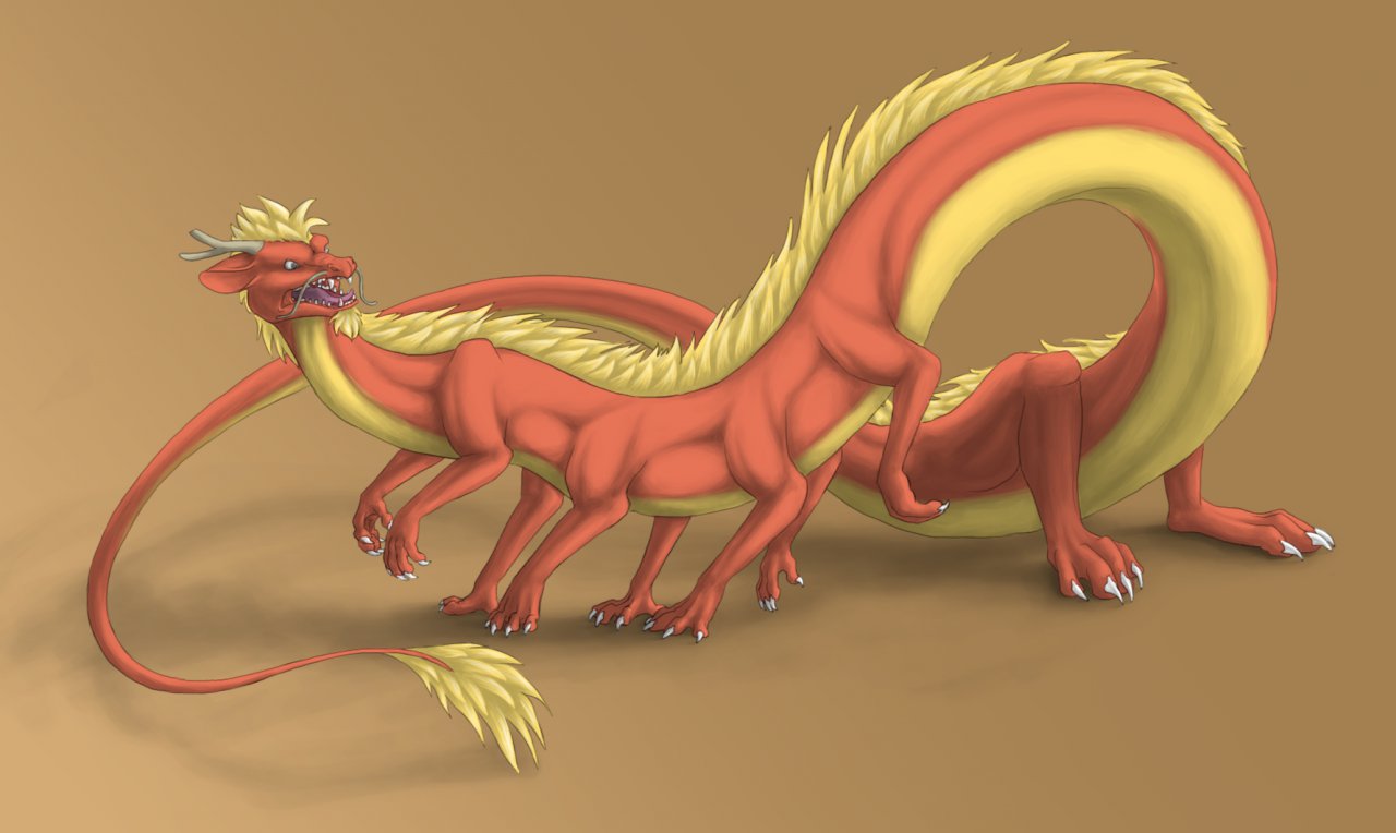 8_arms dragon eastern_dragon human_to_anthro long_body mammal metamorphosis multi_arm multi_limb multifur post_transformation red_skin scalie slinkydragon_(colorist) surprise taur transformation windiedragon worried