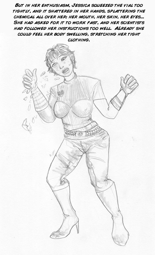 arania breasts clothed clothing experiment female glass human mad_scientist mammal monochrome nipple_bulge not_furry scientist shocked sketch solo standing