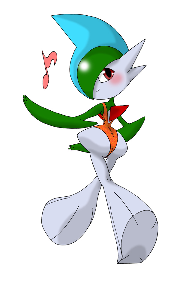 camel_toe clothing female gallade looking_back nintendo one-piece_swimsuit pasaran pok&eacute;mon pok&eacute;mon_(species) solo swimsuit video_games