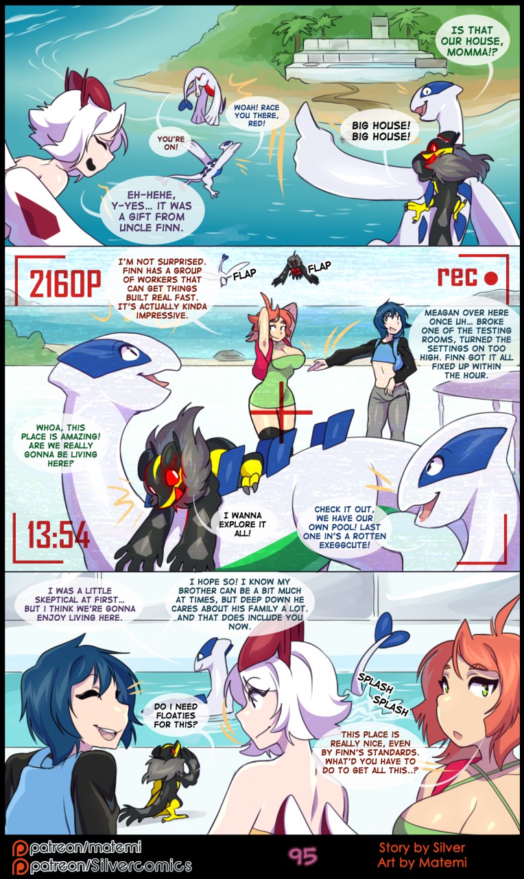 ... 2018 animal_humanoid backpack beach big_breasts blue(shiro-neko) blue_hair breasts building claws clothed clothing comic crop_top dress english_text female fluffy flying fur girly glowing glowing_eyes glowing_mouth green(shiro-neko) grey_fur hair hi_res horn house huge_breasts human humanoid legendary_pok&eacute;mon legwear lugia male mammal matemi meagan motion_lines navel neck_tuft nintendo orange_hair palm_trees pants pok&eacute;mon pok&eacute;mon_(species) recording red(shiro-neko) red_sclera sea seaside sergen shirt silversoul speech_bubble stockings swimming swimming_pool table talons text tree tuft video_games water white_eyes white_hair wings yellow_(shiro-neko) yveltal