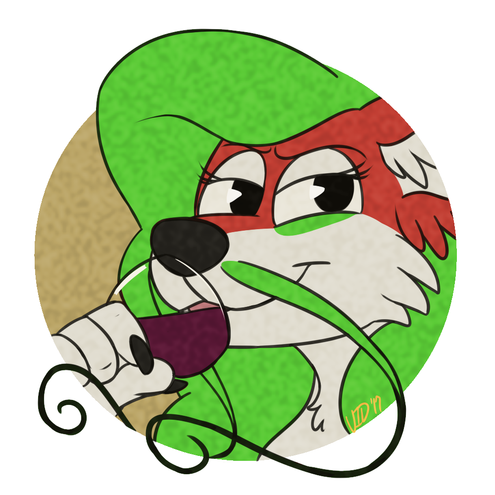 2017 alcohol beverage dragon eastern_dragon green_hair hair headshot icon may825 portrait toony whiskers wine