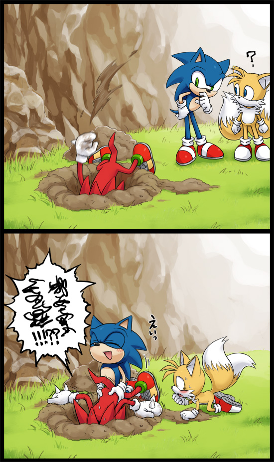 karlo knuckles_the_echidna sonic_team sonic_the_hedgehog tails