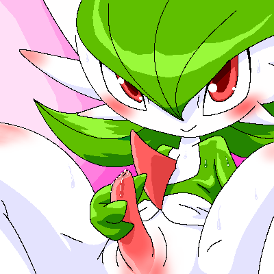 blush gardevoir male masturbation nintendo pasaran penis pok&eacute;mon pok&eacute;mon_(species) red_eyes solo sweat tapering_penis video_games