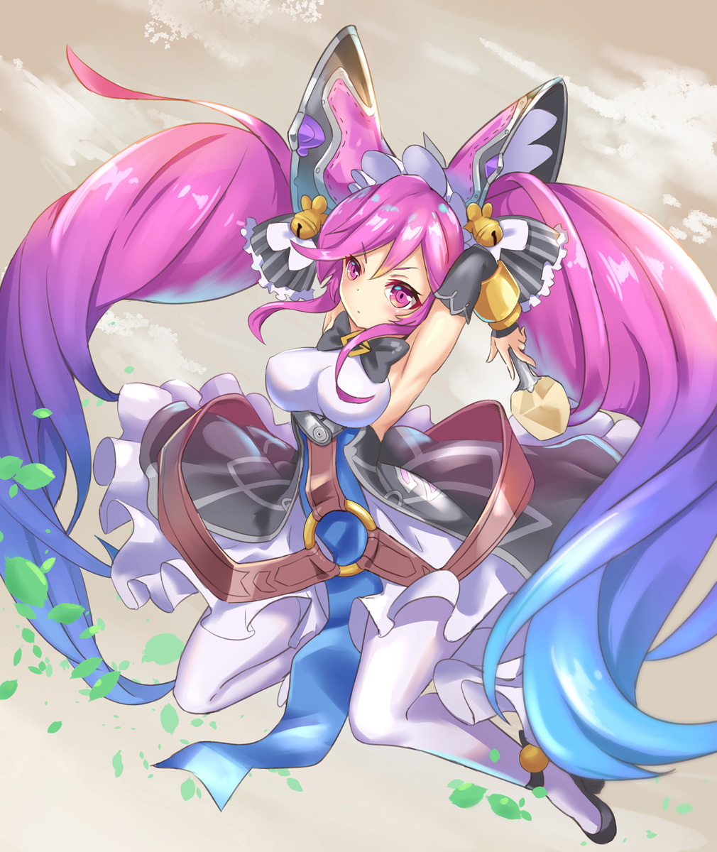 1girl breasts character_request cygames dragalia_lost nintendo pink_hair twintails