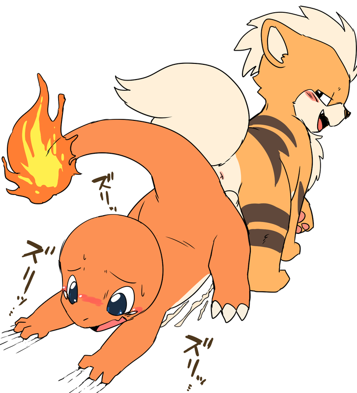 2016 all_fours anus backsack balls blush canine charmander cum cum_on_ground cum_while_penetrated digital_media_(artwork) duo feral fire flaming_tail flat_colors from_behind_position growlithe interspecies knotting looking_at_viewer looking_back male male/male mammal manmosu_marimo naughty_face nintendo nude open_mouth orange_body pawpads penetration pok&eacute;mon pok&eacute;mon_(species) quadruped scalie sex simple_background sweat sweatdrop video_games walking white_background