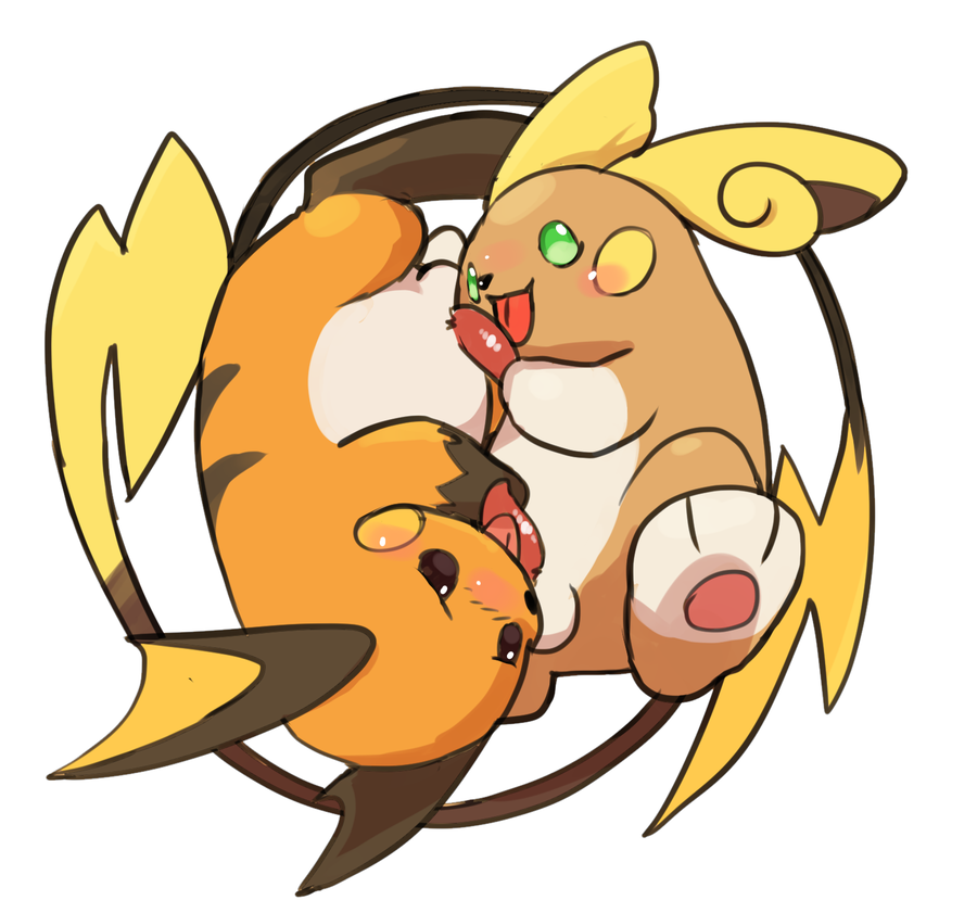 2016 69_position alolan_raichu balls blush blush_stickers brown_eyes circle digital_media_(artwork) duo erection feral feral_on_feral full-length_portrait green_eyes licking male male/male mammal manmosu_marimo nintendo nude open_mouth oral penis pok&eacute;mon pok&eacute;mon_(species) portrait raichu regional_variant rodent sex side_view simple_background tapering_penis tongue tongue_out video_games white_background yin_yang