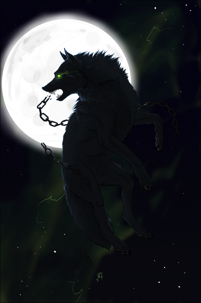 2010 canine detailed_background digital_media_(artwork) feral mammal moon night oneminutesketch outside sky solo star starry_sky wolf