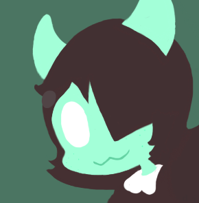 anthro black_hair cat darayajonjet feline female hair icon low_res mammal mynt_(character) paraphore simple_background smile solo