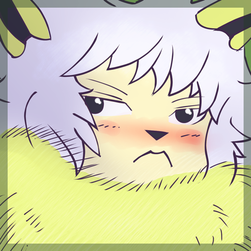 2015 ambiguous_gender anthro black_eyes black_nose blush chase_forte digital_drawing_(artwork) digital_media_(artwork) eeveelution fur hair icon jolteon looking_at_viewer nintendo pok&eacute;mon pok&eacute;mon_(species) solo video_games white_hair yaoimeowmaster