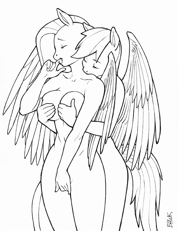2018 anthro anthro_on_anthro anthrofied bhawk bite biting_finger breast_grab breasts duo equine eyes_closed feathered_wings feathers female female/female finger_in_mouth fluttershy_(mlp) friendship_is_magic grabbing_from_behind grope hand_on_breast mammal masturbation monochrome my_little_pony nude pegasus portrait rainbow_dash_(mlp) rubbing simple_background three-quarter_portrait vaginal vaginal_masturbation wings