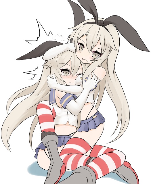 2girls ass between_breasts blouse bouncing_breasts breast_smother breasts catfight defeated femdom girl_on_top head_between_breasts kantai_collection kuwamori medium_breasts multiple_girls panties shimakaze_(kantai_collection) sitting sitting_on_person small_breasts smile tears trembling underwear yuri