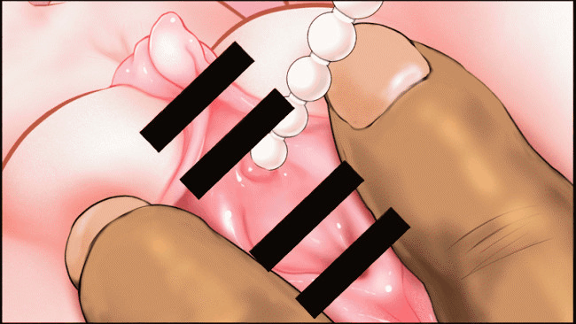 1boy 1girl animated animated_gif artist_request bar_censor beads censored clitoris close-up dutch_angle hetero insertion object_insertion pussy sex_toy sounding spread_pussy urethral_beads urethral_insertion