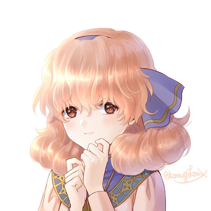 1girl brown_eyes brown_hair fire_emblem fire_emblem_echoes:_mou_hitori_no_eiyuuou fire_emblem_gaiden hanasaki_komugi jenny_(fire_emblem) looking_at_viewer nintendo portrait signature smile solo twitter_username wavy_hair