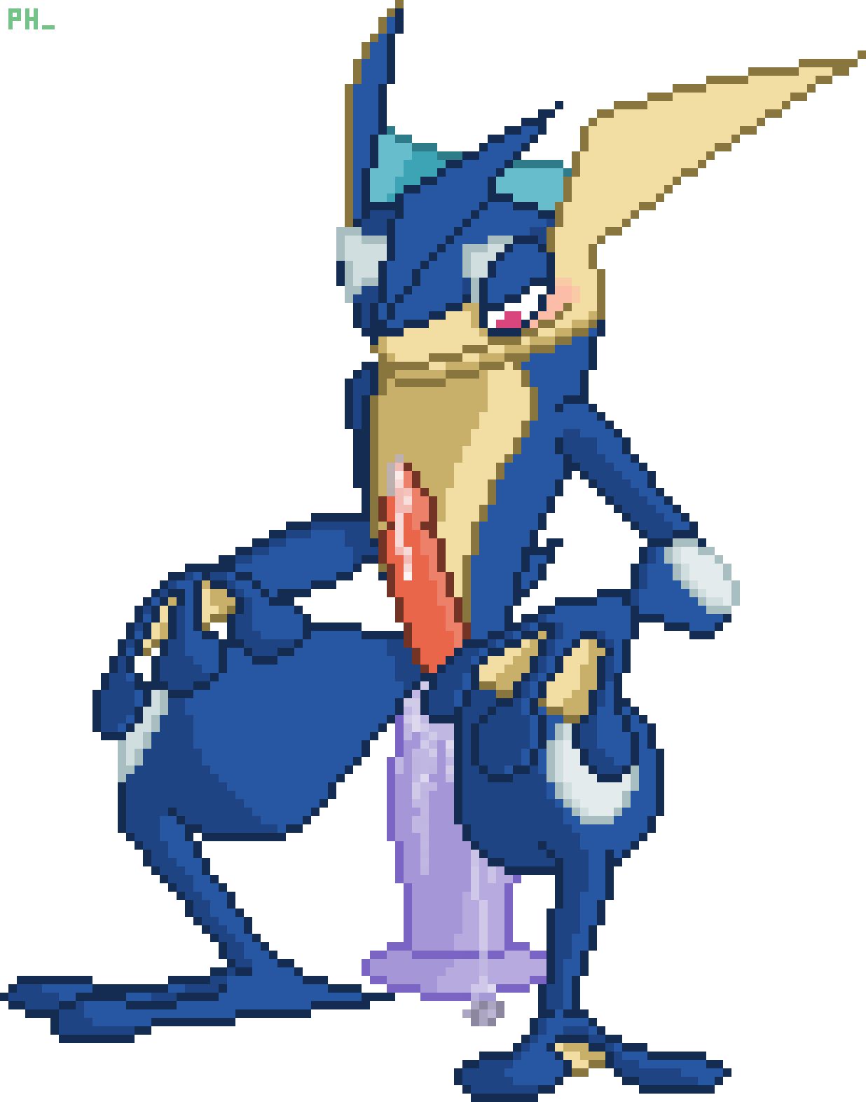 2019 alpha_channel amphibian anal anal_masturbation anal_penetration big_dildo blush digital_media_(artwork) dildo dildo_sitting erection greninja hi_res huge_dildo large_penetration male male_penetrated masturbation nintendo penetration penis phosaggro pixel_(artwork) pok&eacute;mon pok&eacute;mon_(species) precum red_eyes ridiculous_fit sex_toy simple_background solo transparent_background video_games webbed_feet webbed_hands