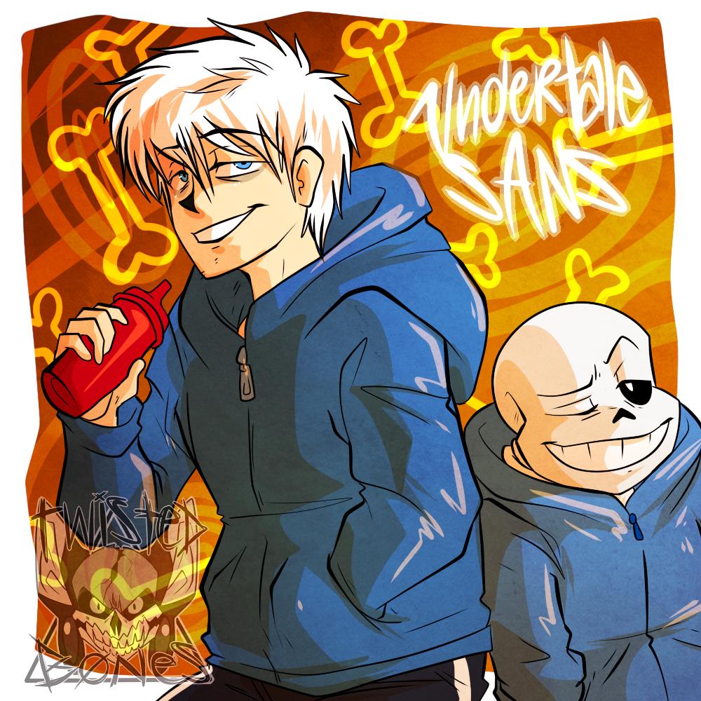 1:1 alternate_species animated_skeleton bone clothed clothing human humanized lizherubones male mammal not_furry sans_(undertale) skeleton undead undertale video_games