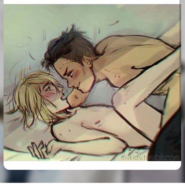 blonde_hair dark_hair missionary otabek_altin plisetsky_yurio