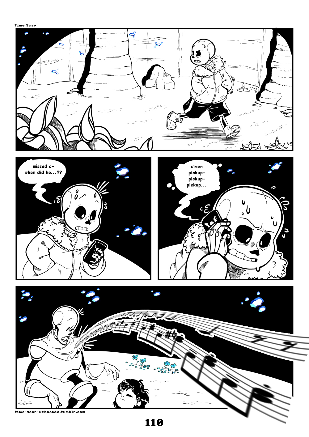 2019 animated_skeleton bone c-puff clothed clothing comic english_text group hi_res human male mammal not_furry papyrus_(undertale) protagonist_(undertale) sans_(undertale) skeleton speech_bubble teeth text undead undertale video_games