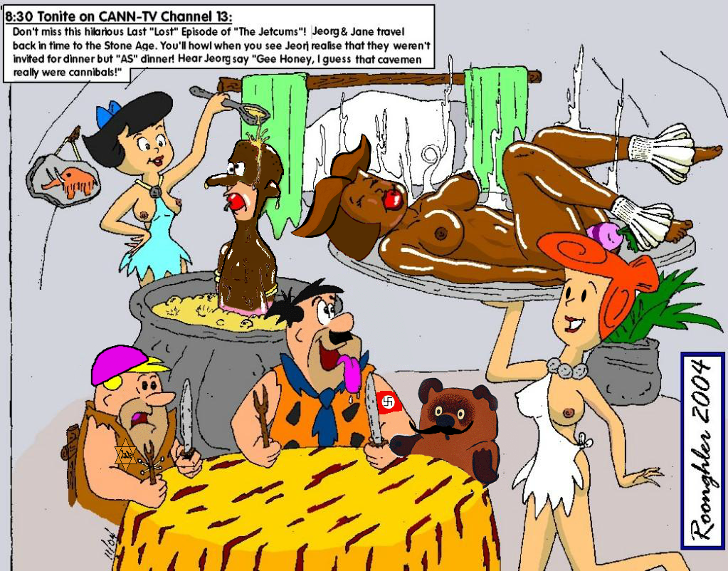 4chan adolf_hitler alt_right barney_rubble betty_rubble cannibalism caveman communism conservative cool coons far_right fred_flintstone george_jetson germany holocaust jane_jetson jew juden kkk nazi nazism nigger propaganda racist realistic reasonable roonghler southern_pride thanksgiving the_flintstones the_jetsons the_shitlers time_travelers vinni_pukh white_supremacy wilma_flintstone