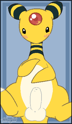 afterglow_ampharos afterglow_the_ampharos aliasing ampharos balls blush cursor dildo erection feral happy low_res male nintendo penis pok&eacute;mon pok&eacute;mon_(species) presenting presenting_penis sex_toy solo spread_legs spreading uncut video_games