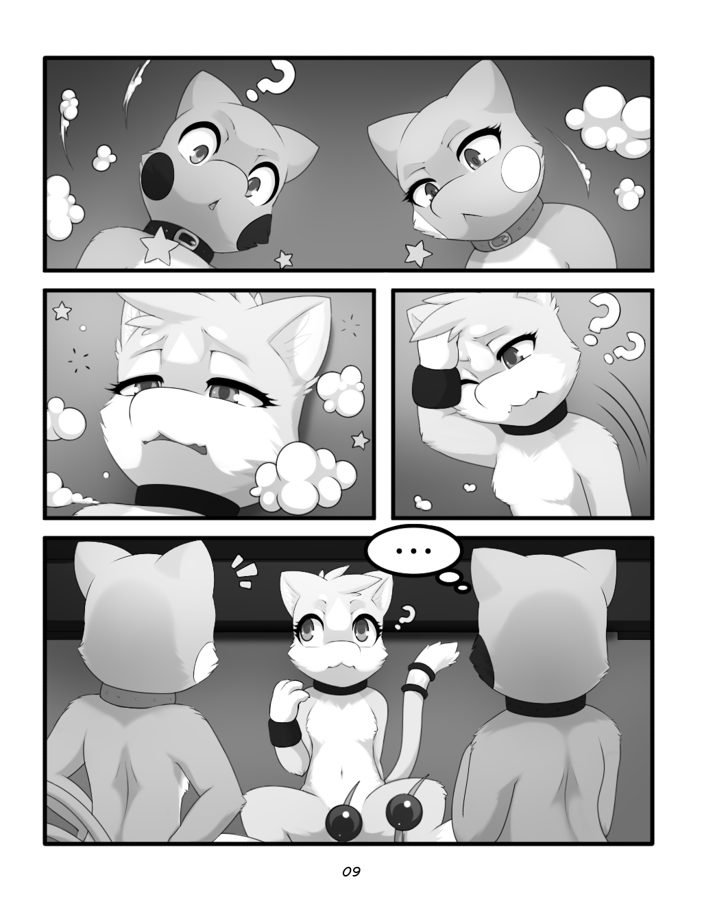 2016 ? anthro black_and_white collar comic convenient_censorship darkmirage digital_media_(artwork) dizzy dragonair dragonchu dragonchu_(character) fak&eacute;mon fan_character female fur gender_transformation hi_res hybrid legendary_pok&eacute;mon male mammal mew monochrome nintendo nude pikachu pok&eacute;mon pok&eacute;mon_(species) quetzalli_(character) rodent shocked simple_background sis_(fyoshi) smoke star transformation video_games water