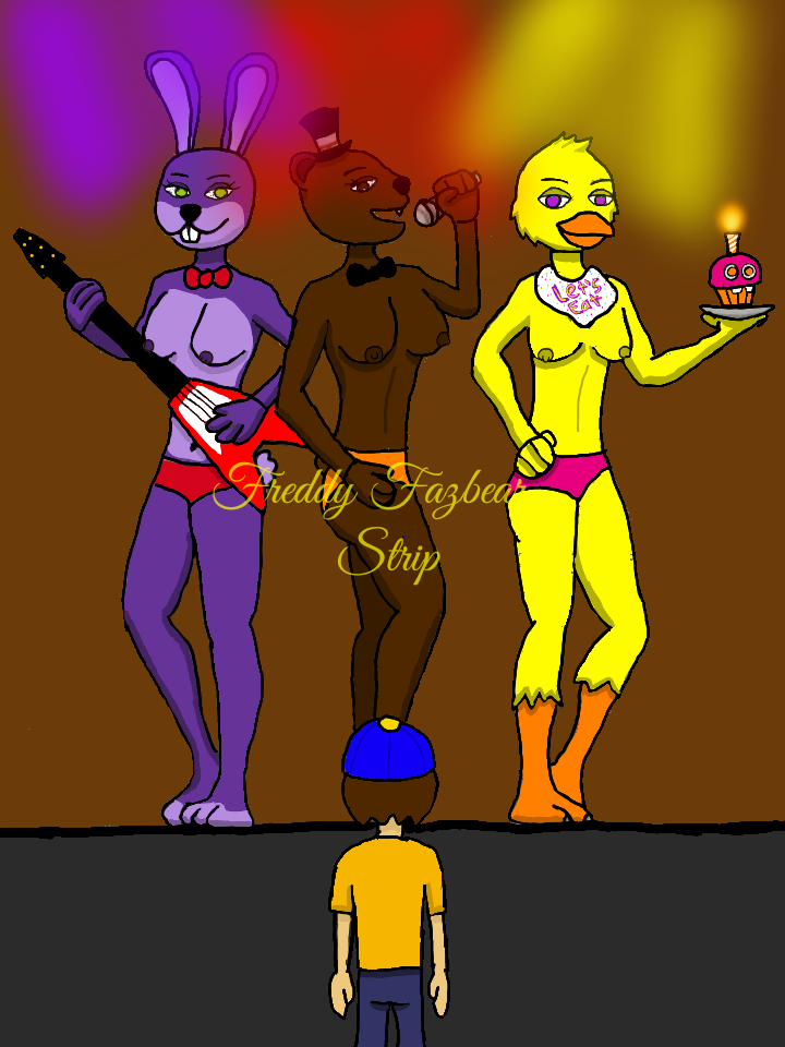 age_difference bonnie_(fnaf) breasts chica_(fnaf) comic female five_nights_at_freddy's foxy_(fnaf) freddy_(fnaf) golden_freddy_(fnaf) male older_female sex video_games younger_male