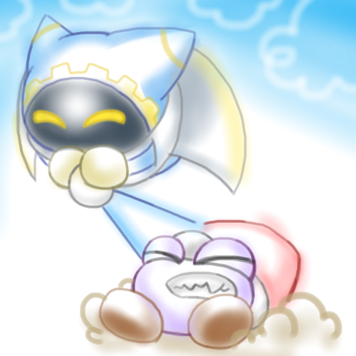 1:1 2019 box_xod duo kirby_(series) low_res magolor marx nintendo not_furry video_games