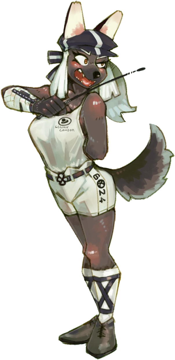 2018 aircraft alpha_channel anthro bf_109 bf_109_(hideki_kaneda) bf_109_b-1 boots breasts brown_eyes brown_fur canid canine canis clothed clothing domestic_dog female fluffy fluffy_tail footwear fur hair hand_behind_back hat headgear headwear hi_res hideki_kaneda holding_object mammal messerschmitt open_mouth shoes simple_background solo standing white_hair