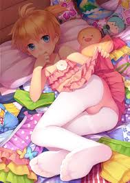 1boy ass feet goddess kagamine len lowres male_focus otoko_no_ko vocaloid zerochan