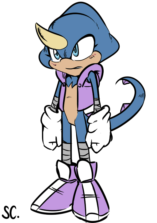 2011 blue_eyes blush breeze_the_chameleon chameleon clothing fan_character featureless_crotch female footwear gloves handwear lizard meller's_chameleon reptile saltcore scalie shoes simple_background sonic_the_hedgehog_(series) topwear vest white_background