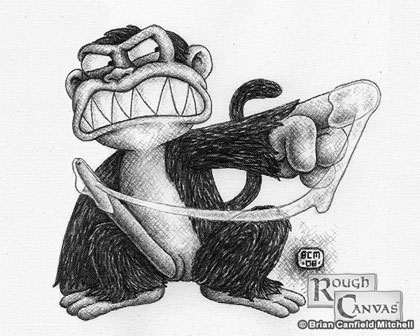 evil_monkey family_guy rough_canvas tagme