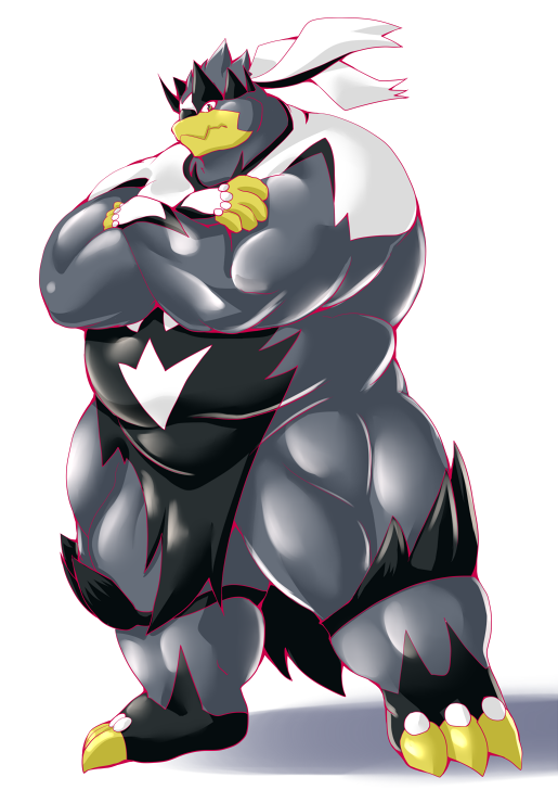 2020 anthro belly black_body black_fur fur humanoid_hands kemono legendary_pok&eacute;mon male mammal nintendo overweight overweight_male pok&eacute;mon pok&eacute;mon_(species) simple_background solo tomoya_(artist) tomoyamaru tomoyamaru_alt urshifu video_games