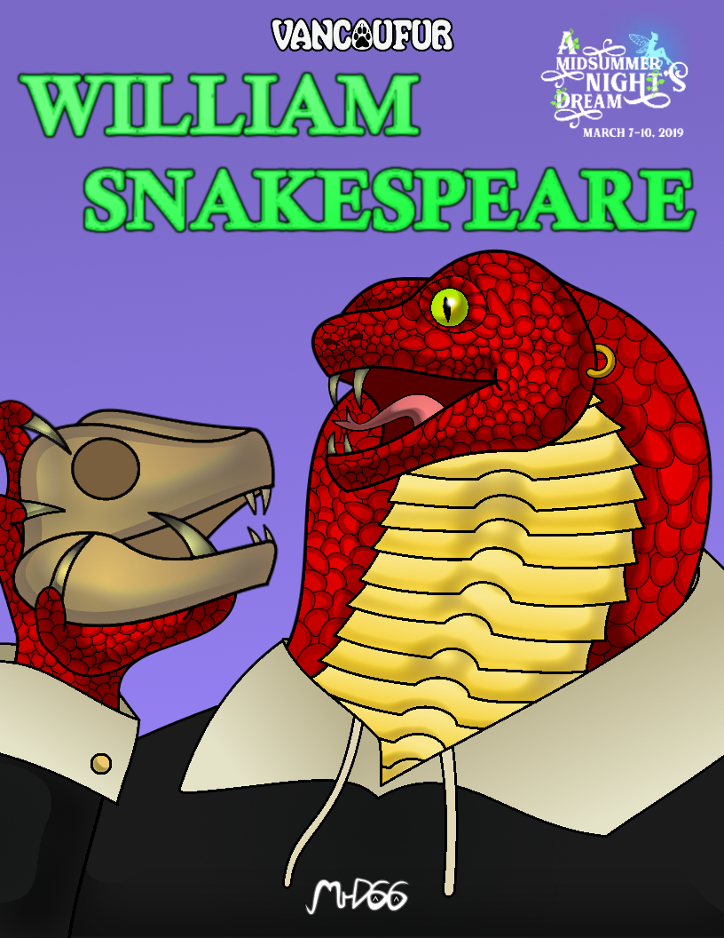 humor mrd66 pun reptile scalie snake snakespeare snek vancoufur william