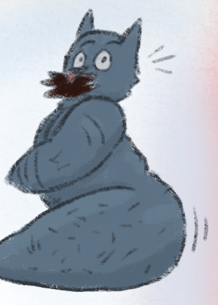 anthro arm_hair belly_hair big_butt body_hair butt butt_jiggle canid canine canis domestic_dog facial_hair hunting_dog jiggling leg_hair looking_away low_res male mammal mars_zero mustache nude overweight overweight_male scottish_terrier sherlock_hound_(series) sitting solo terrier watson_(sherlock_hound)