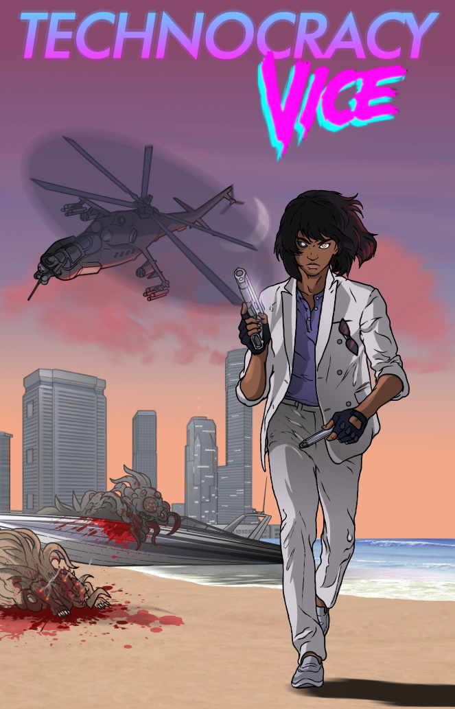 aircraft aleone ate_superhind athletic beach blood bodily_fluids bottomwear city clothing dark_skin demon detailed_background dichromatic_eyes eyewear glasses grand_theft_auto grand_theft_auto:_vice_city gun hair handgun helicopter human killing loafers long_hair looking_at_viewer magic_user male mammal miami miami_vice mirrorshades monster pants pistol ranged_weapon rockstar_games seaside shirt suit sunglasses technocracy topwear urban video_games weapon world_of_darkness