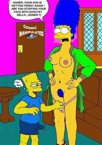 bart_simpson cosmic marge_simpson tagme the_simpsons