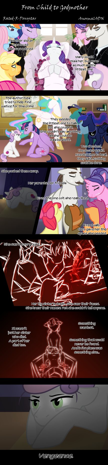 anormaladn apple_bloom_(mlp) bodily_fluids button_mash_(mlp) comic cookie_crumbles_(mlp) corpse daughter death english_text equid father father_and_child father_and_daughter female feral fluttershy_(mlp) friendship_is_magic funeral hi_res hondo_flanks_(mlp) horn long_image male mammal mother mother_and_child mother_and_daughter my_little_pony parent parent_and_child princess_celestia_(mlp) princess_luna_(mlp) rainbow_dash_(mlp) rarity_(mlp) scootaloo_(mlp) sibling sister sisters sweetie_belle_(mlp) tall_image tears text twilight_sparkle_(mlp) unicorn white_body winged_unicorn wings