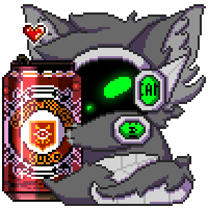 activision animated anthro beverage beverage_can biped c.a.m. call_of_duty call_of_duty:_black_ops_cold_war canid canine canis cod_zombies container cybernetics death_perception digital_drawing_(artwork) digital_media_(artwork) digitigrade embrace fluffy fluffy_tail fur glowing glowing_body glowing_eyes green_body green_eyes green_glow grey_body grey_fur grey_hair grey_tail hair heart_reaction heart_symbol holding_beverage holding_object hug hugging_object jackal likara love low_res machine male mammal military no_sound perk_a_cola pixel_(artwork) pixel_animation protogen protogen_armor protogen_face protogen_visor protogenized robotic robotic_arm screen screen_face solo special_forces tail tuft yuri_chacal