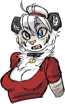 alpha_channel anthro breasts clothed clothing digital_media_(artwork) felid female fur hair jam_(artist) low_res mammal pantherine simple_background snow_leopard solo transparent_background