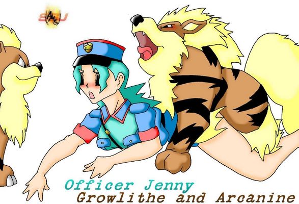 arcanine growlithe officer_jenny pokemon tagme