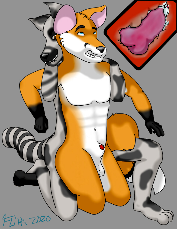 canid canine canis duo flikk_the_fox forced fox hybrid internal knot knotting male male/male mammal rape sex surprise_sex surprise_yiff wolf